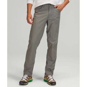 Lululemon ABC Classic-Fit Pant *Warpstreme 40 x 30 Grey Sage M5ADES